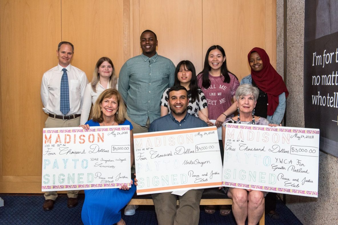 CommuniCare Students make grants to local nonprofits.